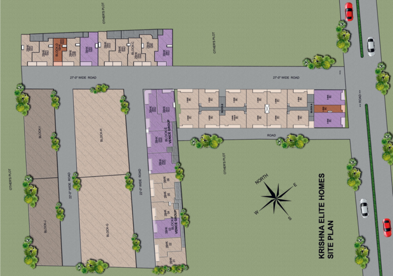 krishna elite Site Plan 