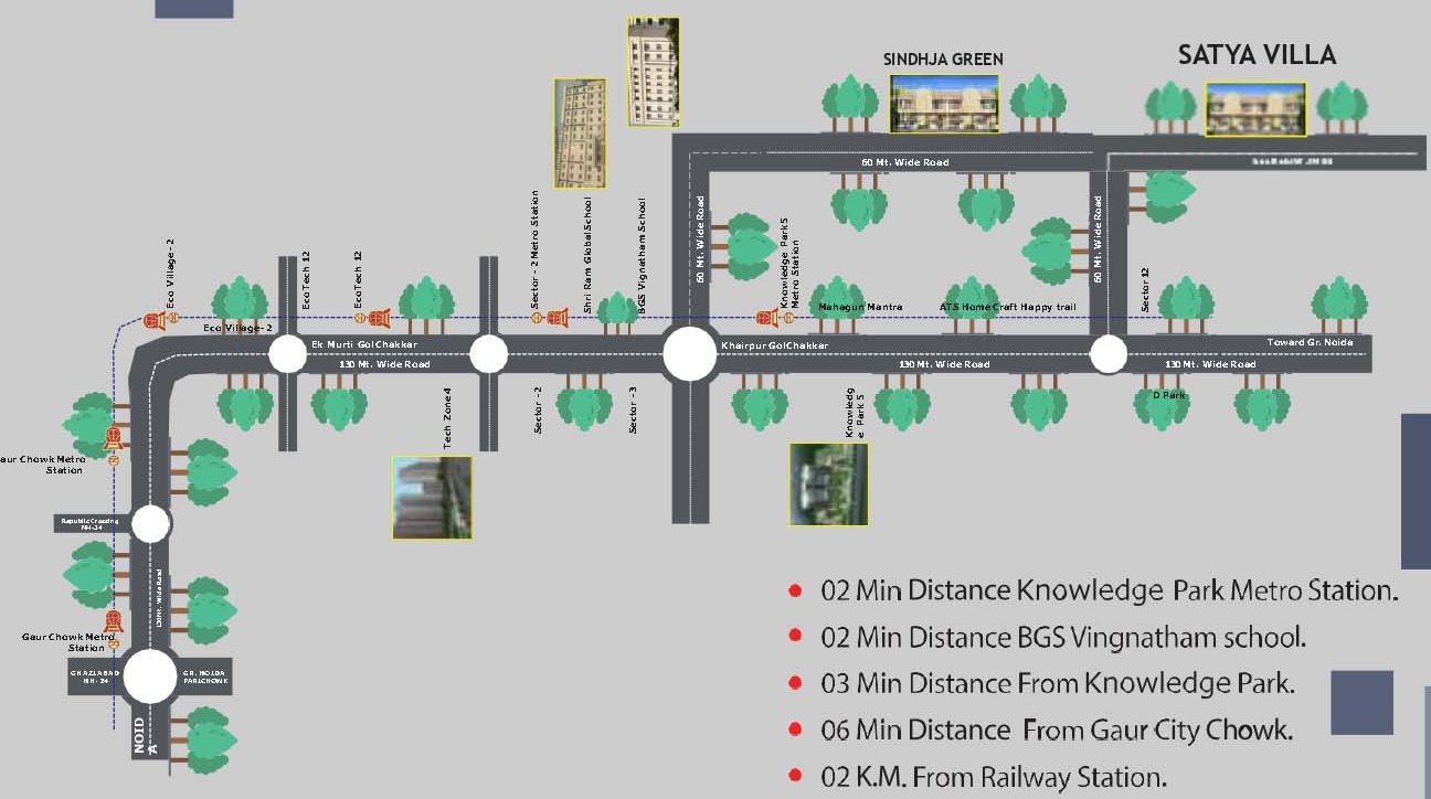  Trinity Primus Villas location map 